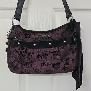 Harley-Davidson Purple Skull Women's Bag